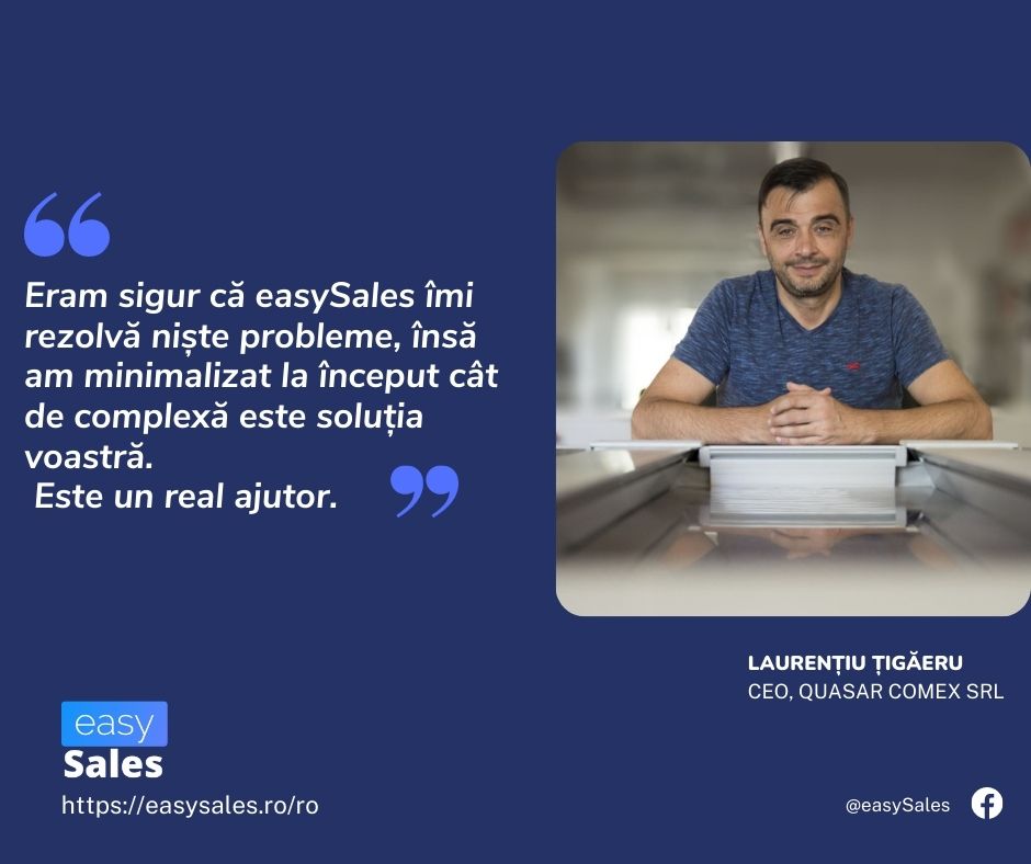 Povești de succes easySales: Quasar Comex SRL - easySales Blog